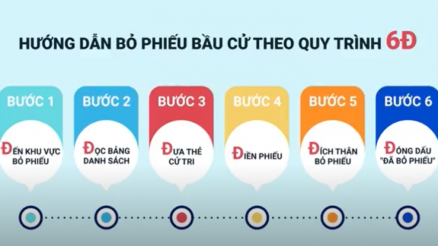 Quy trình 6Đ khi bầu cử Quốc hội và HĐND